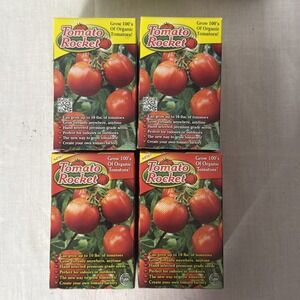 4 Tomato Rocket  Organic 10lb + Yield Garden & Containers Indoor Outdoor